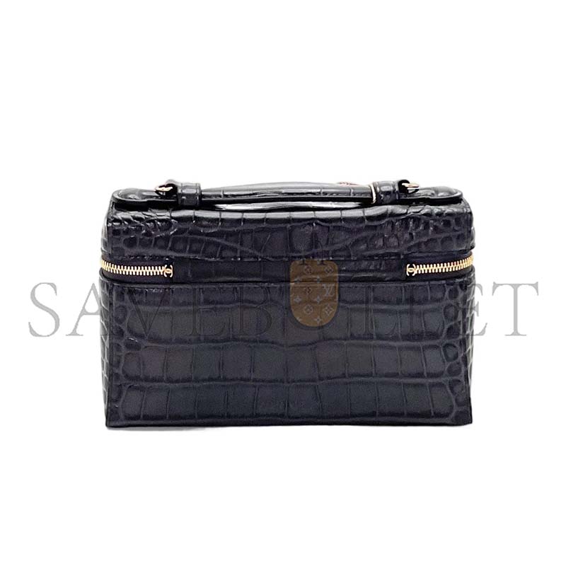 CHANEL TRENDY HANDLE SLIM VANITY CALFSKIN CROCODILE EMBOSSED AS5346 (19.5*17*5cm)